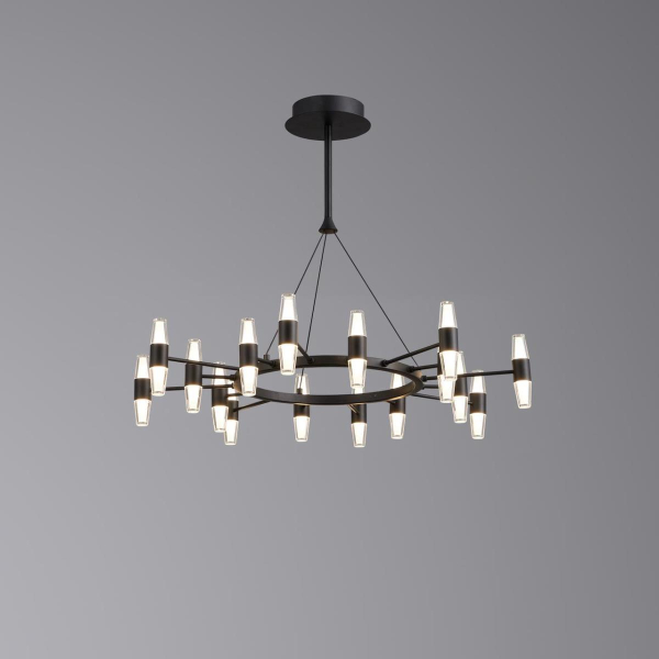 Люстра подвесная Alfa Light F3024-59 BLACK