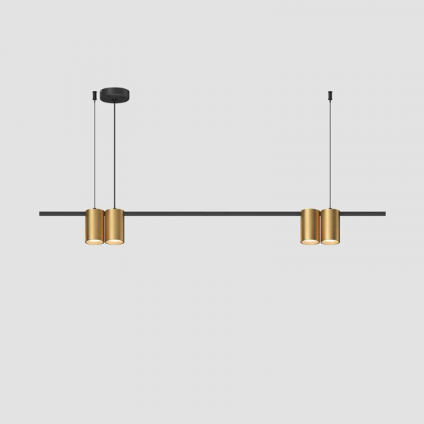 Подвесная люстра Denkirs Orbit DK4061-BK+SG Подвесная люстра Denkirs Orbit DK4061-BK+SG