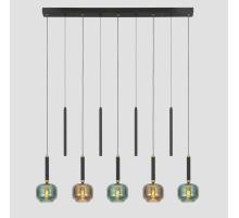 Люстра подвесная Alfa Light F1824-08 925*100*1200mm G9*5