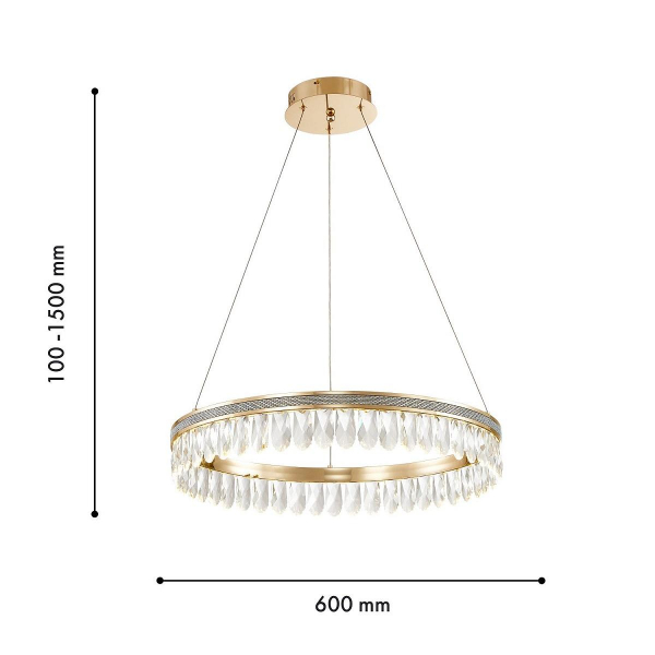 Подвесная светодиодная люстра Favourite Palatium 4207-6P Подвесная светодиодная люстра Favourite Palatium 4207-6P
