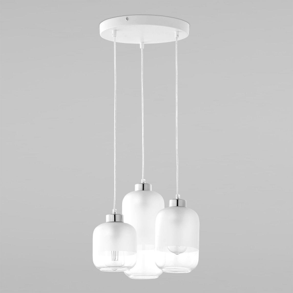 Подвесная люстра TK Lighting 3357 Marco Silver Подвесная люстра TK Lighting 3357 Marco Silver