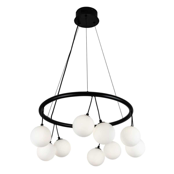 Подвесная люстра Modelux Modestyle MS.6120.10 BK Подвесная люстра Modelux Modestyle MS.6120.10 BK