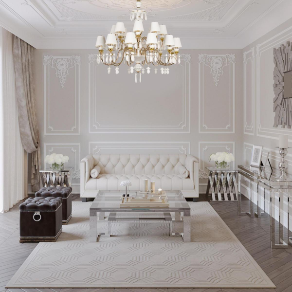 Подвесная люстра Loft IT Grace 10203/12+8 White Подвесная люстра Loft IT Grace 10203/12+8 White