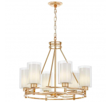 Подвесная люстра Lumina Deco Marietta LDP 8025-6 F.GD+WT