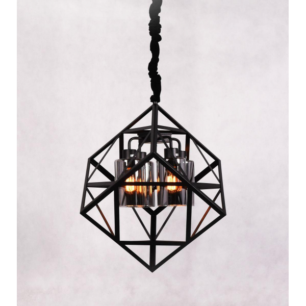 Подвесная люстра Lumina Deco Brutte LDP 11339-4 BK Подвесная люстра Lumina Deco Brutte LDP 11339-4 BK