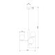 Подвесная люстра TK Lighting 6799 Estera Wood