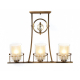 Подвесная люстра Lumina Deco Bronx LDP 1234-3 MD