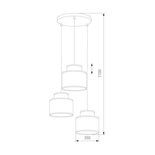 Подвесная люстра TK Lighting 2759 Duo Подвесная люстра TK Lighting 2759 Duo
