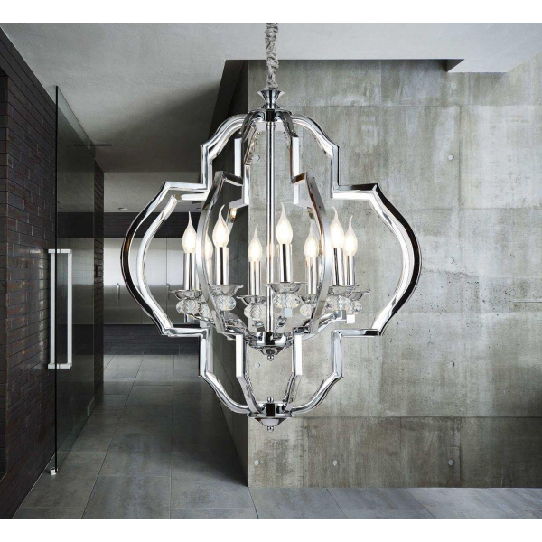 Подвесная люстра Lumina Deco Cesaro LDP 17078-8 CHR Подвесная люстра Lumina Deco Cesaro LDP 17078-8 CHR