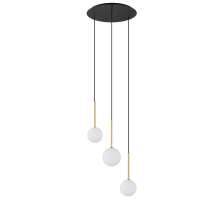 Подвесная люстра Nowodvorski Karo Black/Satine Gold 10304