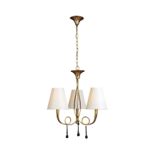 Подвесная люстра Mantra Paola Painted Gold 3542