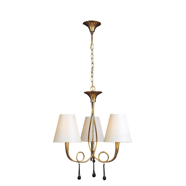 Подвесная люстра Mantra Paola Painted Gold 3542 Подвесная люстра Mantra Paola Painted Gold 3542