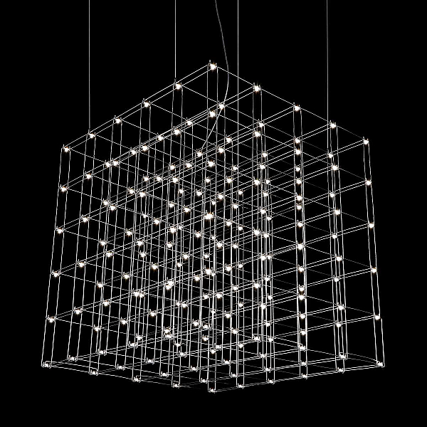 Подвесная люстра Imperium Loft Quasar Cosmos Square Led Pendant Light 100/100/100 252291-22