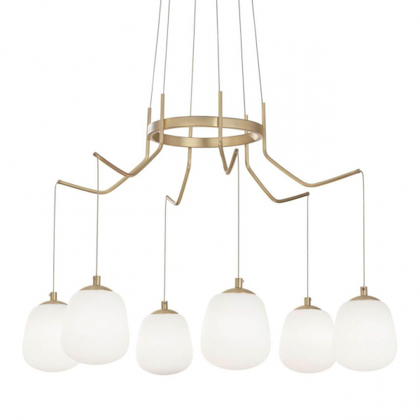 Подвесная люстра Ideal Lux Karousel SP6 206387 Подвесная люстра Ideal Lux Karousel SP6 206387