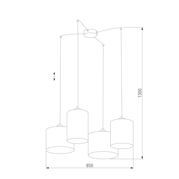 Подвесная люстра TK Lighting 6585 Juta Подвесная люстра TK Lighting 6585 Juta