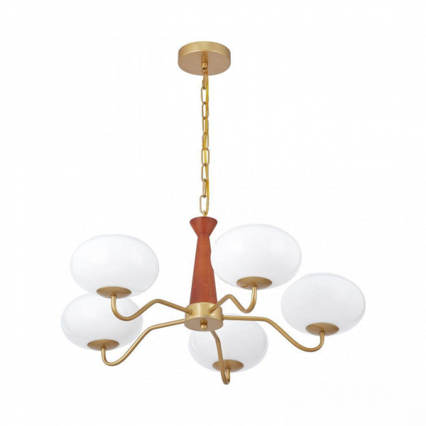 Подвесная люстра Arte Milano Napoli 310166/D680/5 BS/WD Подвесная люстра Arte Milano Napoli 310166/D680/5 BS/WD