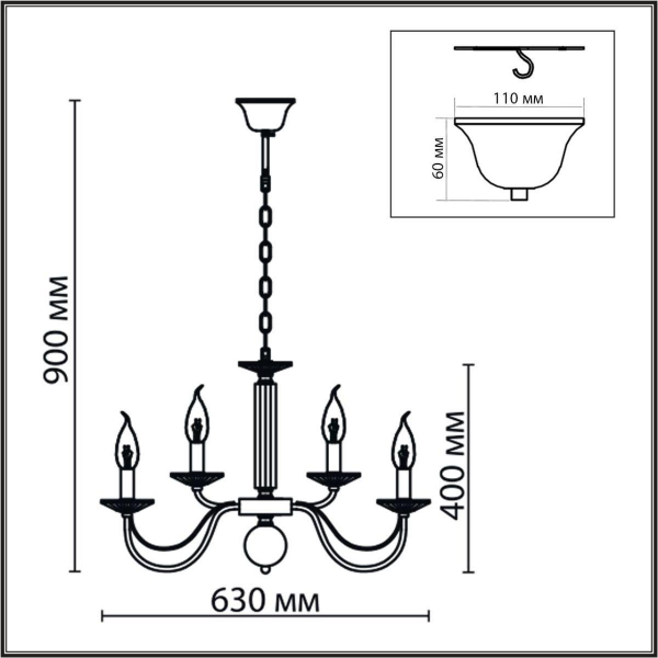 Подвесная люстра Lumion Classi Incanto 8034/10 Подвесная люстра Lumion Classi Incanto 8034/10