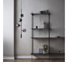 Подвесная люстра iLamp Artis 8149P/4B BK-SM