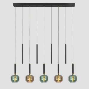 Люстра подвесная Alfa Light F1824-08 925*100*1200mm G9*5