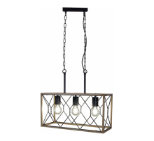 Подвесная люстра Illumico IL1008-3LL-05 BK Wood