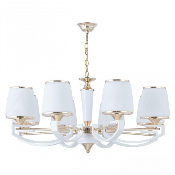 Подвесная люстра Arte Milano Florentia-2457 302457/8 Wh/Gd Подвесная люстра Arte Milano Florentia-2457 302457/8 Wh/Gd
