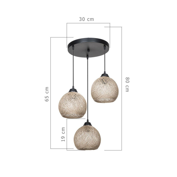 Подвесная люстра Toplight Lizbeth TL1612R-03BG Подвесная люстра Toplight Lizbeth TL1612R-03BG