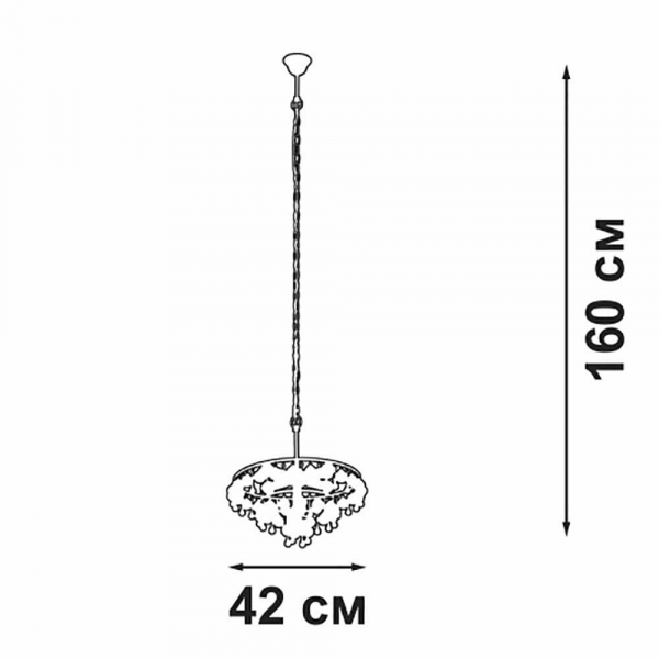 Подвесная люстра Vitaluce V5865-8/5 Подвесная люстра Vitaluce V5865-8/5