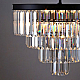 Подвесная люстра Imperium Loft Rh 1920S Odeon Clear Glass Fringe Chandelier D110 213688-22