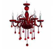 Подвесная люстра Ideal Lux Giudecca SP6 Rosso 027418