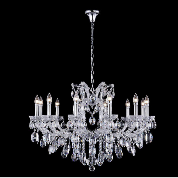 Подвесная люстра Crystal Lux Hollywood SP12 Chrome Подвесная люстра Crystal Lux Hollywood SP12 Chrome