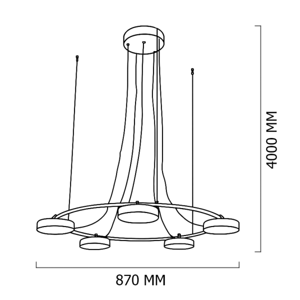 Подвесная люстра Imperium Loft Cary 151602-26