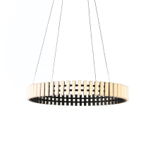 Подвесная светодиодная люстра Gerhort G61348/42BK+WT