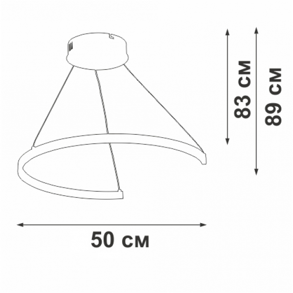 Люстра Vitaluce V2509DT-0/1S Люстра Vitaluce V2509DT-0/1S