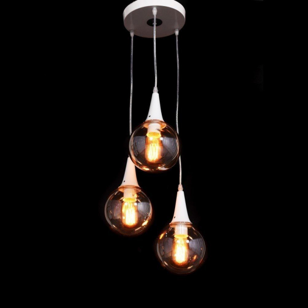 Подвесная люстра Lumina Deco Rocherro LDP 11192-3 WT Подвесная люстра Lumina Deco Rocherro LDP 11192-3 WT