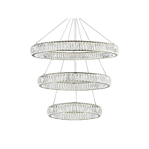 Вертикальная композиция Newport 8240 из трех колец хром №10 S8240_028CH
