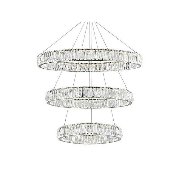 Вертикальная композиция Newport 8240 из трех колец хром №10 S8240_028CH