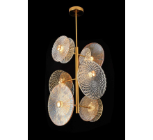 Люстра подвесная Alfa Light F4024-48 380*1200MM AB COLOR led
