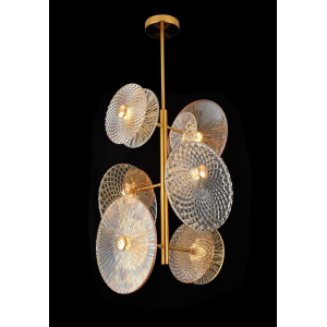 Люстра подвесная Alfa Light F4024-48 380*1200MM AB COLOR led