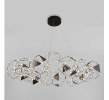 Подвесная светодиодная люстра Eurosvet Uma 90369/15 черный жемчуг