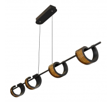 Подвесная светодиодная люстра iLedex Fomo X154448 BK