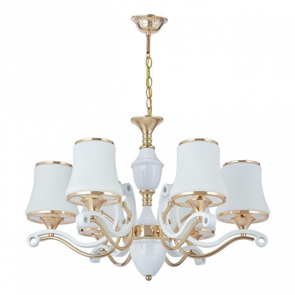 Подвесная люстра Arte Milano Florentia-3987 303987/6 Wh/Gd Подвесная люстра Arte Milano Florentia-3987 303987/6 Wh/Gd