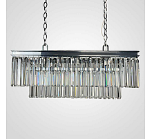 Подвесная люстра Imperium Loft Rh 1920S Odeon Clear Glass Fringe Chrome 228792-22
