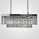 Подвесная люстра Imperium Loft Rh 1920S Odeon Clear Glass Fringe Chrome 228792-22