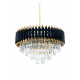 Подвесная люстра Lumina Deco Funneli LDP 6003-500 BK+F.GD