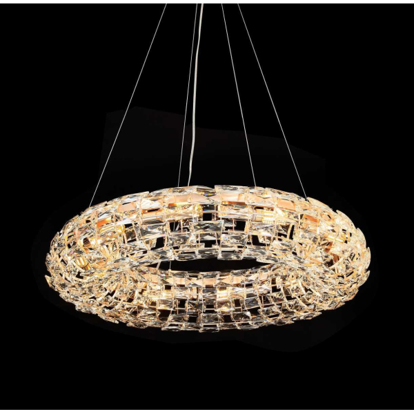 Люстра подвесная Alfa Light F4024-26 800mm SDG E14x10