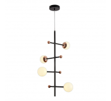 Подвесная светодиодная люстра Natali Kovaltseva Loft Led Lamps 81338 Gold Black