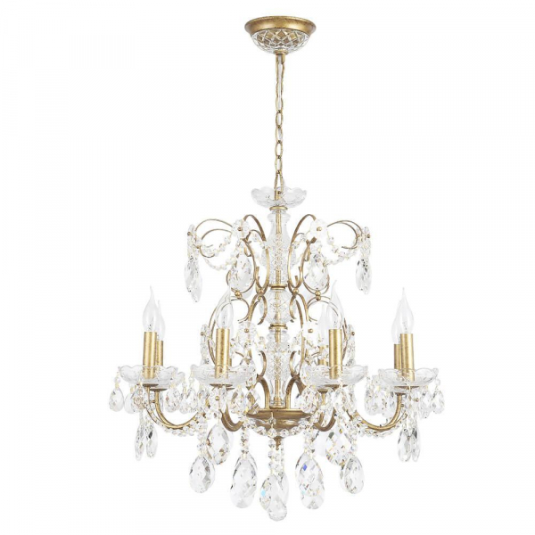 Подвесная люстра Crystal Lux Odelis SP8 Gold Подвесная люстра Crystal Lux Odelis SP8 Gold