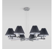 Подвесная люстра Eurosvet Peony 60136/8 хром/графит