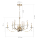 Подвесная люстра ST Luce Elegance SL1405.203.08