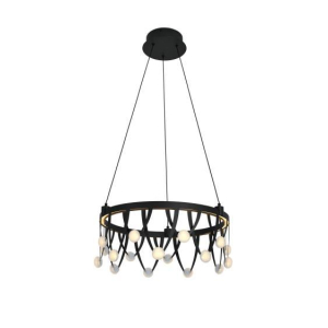 Люстра подвесная Alfa Light F3924-82 BLACK 47W Φ45*H15 0